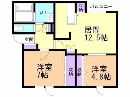 シャルム東町・5番館【302号室】の間取り