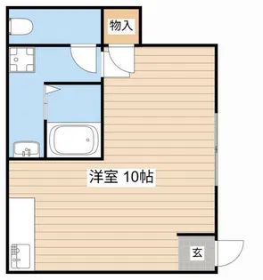 Jプラザ【6-1号室】の間取り