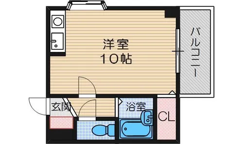 サンフィル茨木【3階】の間取り