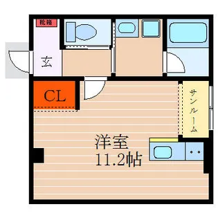 Lumigrace【102号室】の間取り