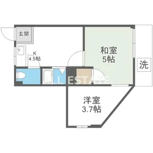 ハイツ専永【2階】の間取り