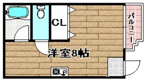 池上マンション【206号室】の間取り