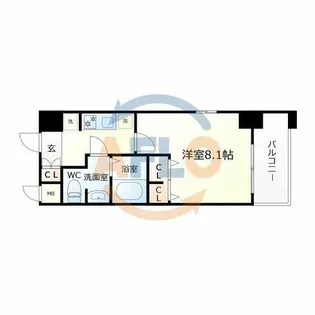 エスリード森ノ宮駅前【11階】の間取り