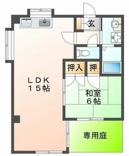 リブレシア明石【1階】の間取り