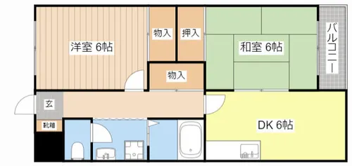 SS-ARK9【204号室】の間取り