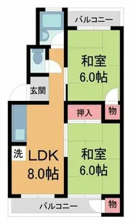 RYO’S GARDENS【403号室】の間取り