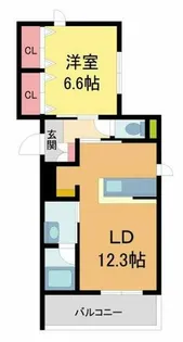 シャーメゾン マーリエ【203号室】の間取り
