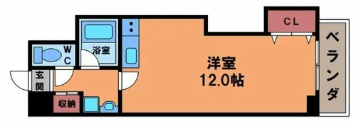 カーサアラスカ【2階】の間取り