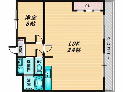 ステーションコート長田【5階】の間取り