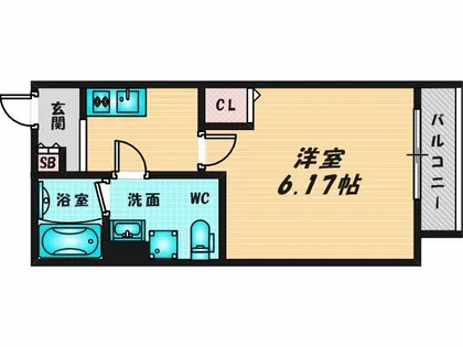 アクシア小路【2階】の間取り