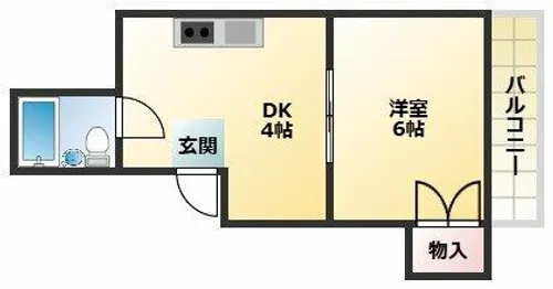 エクセルハイツ中野【3階】の間取り