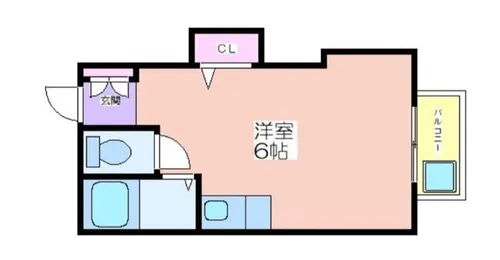 イーズマンションV【4階】の間取り