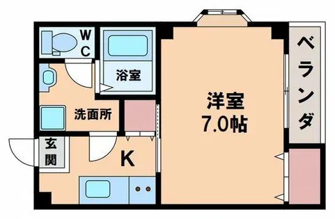 グレース上本町【1階】の間取り