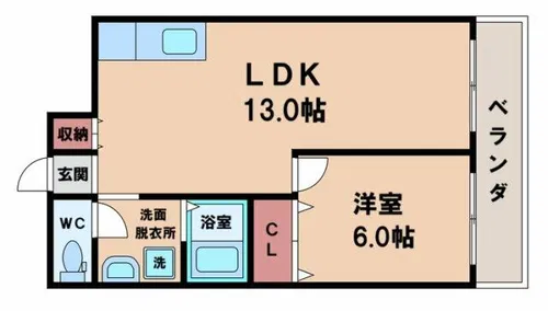 Lakia Maison Abiko【2階】の間取り