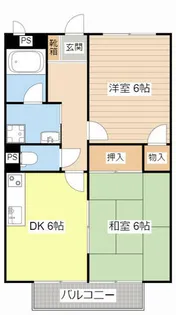 メガポートA【102号室】の間取り