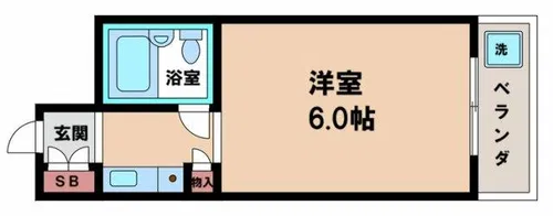 マンション中村【2階】の間取り