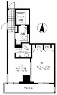 レジディア東桜Ⅱ【8階】の間取り