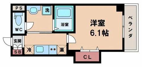 みおつくし清水丘【2階】の間取り