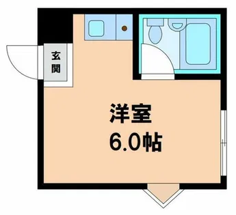 サクセス長居【4階】の間取り