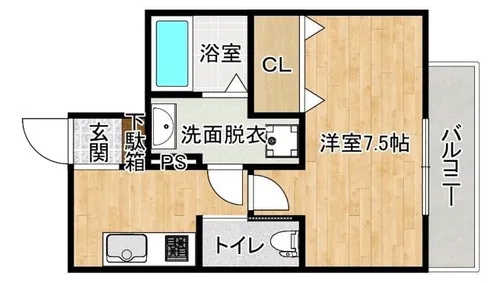 プライマル新大阪【8階】の間取り
