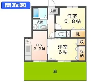 メゾン・ド・Ks【101号室】の間取り