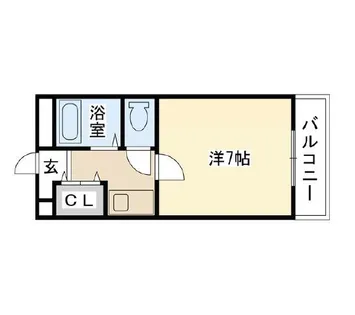 ベルドマー二【2階】の間取り