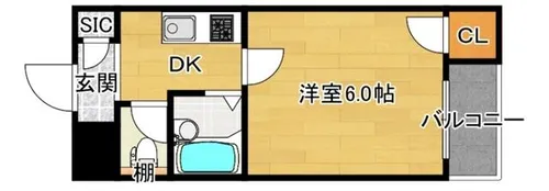 ブランドハイム【4階】の間取り