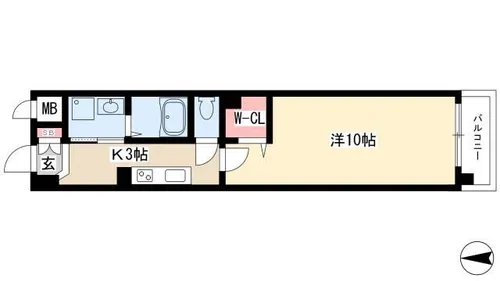 シャルマン【2階】の間取り
