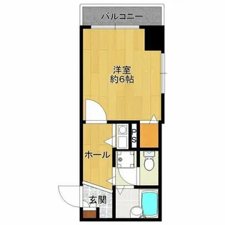 エスポワールマンション天神南【3階】の間取り