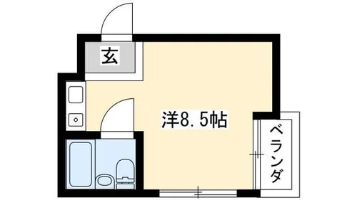 WING香流【202号室】の間取り