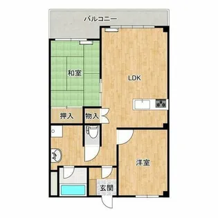 滝子アネックス【3階】の間取り