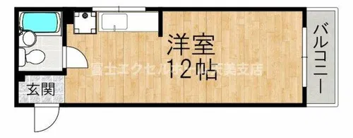 パークサイド平野【4階】の間取り