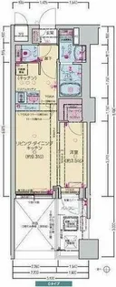 プレサンス堺筋本町ディスティニー【2階】の間取り