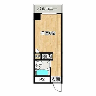 ラパンジール恵美須4【7階】の間取り