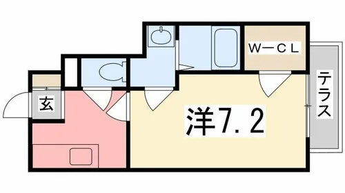 アルバソーレ【101号室】の間取り