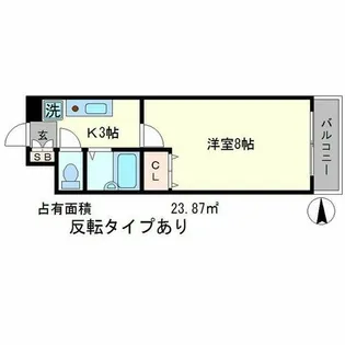 グレースヴィラ下鴨【1階】の間取り