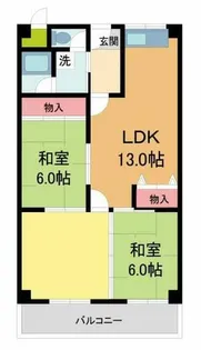ローレルハイツ宝塚2号棟【5階】の間取り