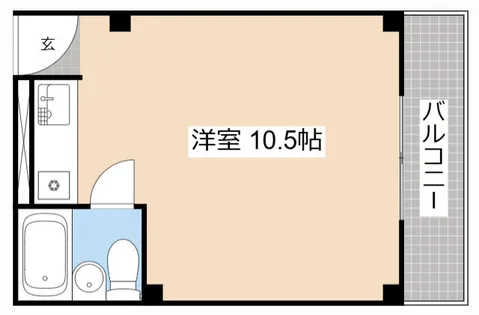 グリーンランド大津【501号室】の間取り