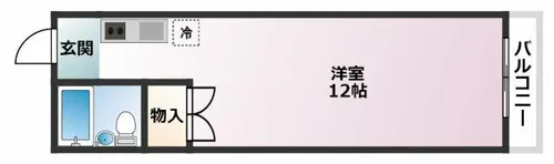 シティーホームズ魚崎【202号室】の間取り