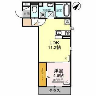 Trefle【1階】の間取り