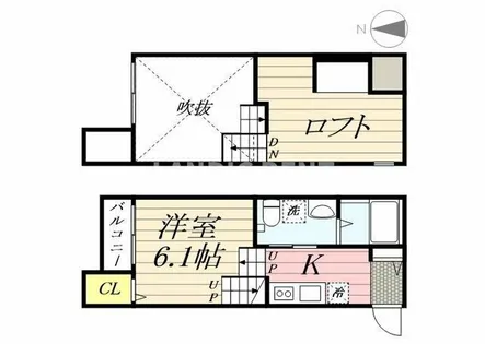FOREST高木【2階】の間取り
