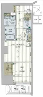 ファーストフィオーレ心斎橋イースト【11階】の間取り