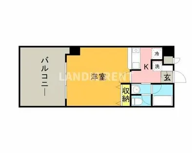 エクセランス・ド・天神【1階】の間取り