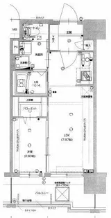 グランフォーレプライム博多【4階】の間取り