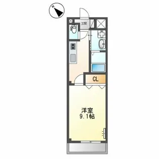 B・Cマンション【2階】の間取り