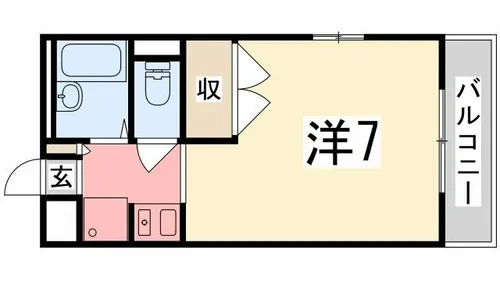 スマイル北条【201号室】の間取り