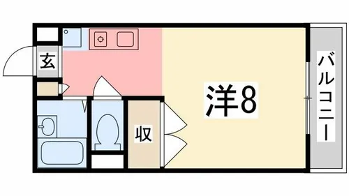 スマイル北条【202号室】の間取り
