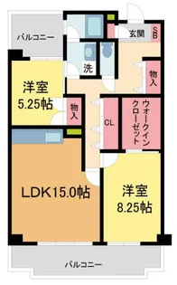 宝塚コートハイツ【302号室】の間取り