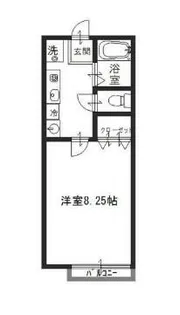 エトランス東洋高前【105号室】の間取り