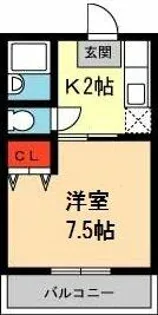 ルーズベリアJ【501号室】の間取り